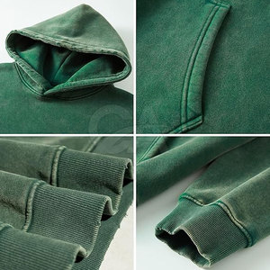 Fabriqué dans le meilleur matériau Sweats à capuche en détresse lavés à l'acide Utilisation en extérieur Sweats à capuche en détresse lavés à l'acide - Product Image 6