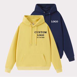 Serigrafía Hombres Sudaderas con capucha Bulk Plain Pullover Sudadera con capucha de algodón de gran tamaño Gimnasio Entrenamiento Ropa informal Moda al por mayor - Product Image 6