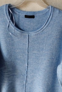 เสื้อสเวตเตอร์ถักแขนยาวแบบสวมหัวสไตล์ลำลองของผู้หญิงเสื้อสเวตเตอร์ถักแบบกำหนดเองสำหรับฤดูใบไม้ร่วงลายผ้าโพลีเอสเตอร์/ ผ้าฝ้าย - Product Image 2