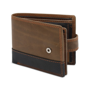 <b>RFID</b> Blocking Top Grain Cowhide Multi <b>Cards</b> Slots Men Leather <b>Cards</b> Holder <b>Wallet</b> for Him for Gifting Use from India - Product Image 2