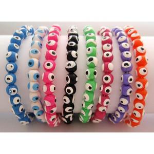 Fashion <b>Beaded</b> for Bracelet with Evil Eye Design <b>Plastic</b> Material - Product Image 2
