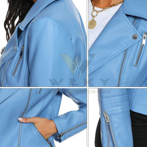 Chaqueta de Cuero para Mujer Resistente al Viento, Chaqueta de Cuero para Mujer en Oferta, Chaquetas de Cuero Nuevas para Mujer de Invierno - Product Image 5