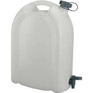 Bidon d'eau en PE de 20 L avec robinet de vidange PRESSOL-H X W X D pour le stockage et l'utilisation en extérieur - Product Image 3