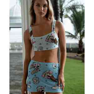 Design personnalisé maillot de bain japonais fait à la main perlé pour le nageur maillot de bain sexy avec qualité d'exportation - Product Image 3