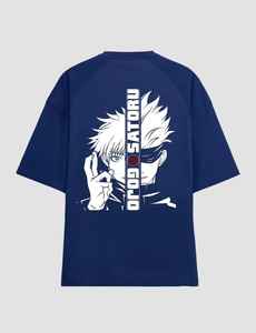 Recién llegado, camisetas de algodón con hombros caídos y estampado personalizado para hombres y mujeres, ropa de calle de gran tamaño con logotipo OEM, tela de punto - Product Image 5