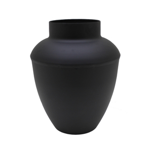 Vente chaude Vaisselle Décoratif Fer Fleur Vase Noir Finition pour La Maison et La Décoration De Mariage Vase En Métal À La Main - Product Image 1