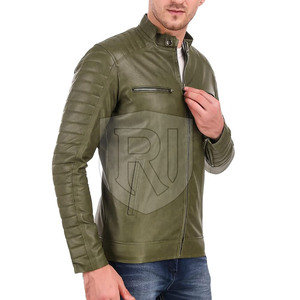 Veste en cuir d'hiver pour hommes de haute qualité Nouveau en stock Style de rue haute en peau de vache - Product Image 4