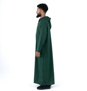 Vente en gros Jubba pour hommes, légère et confortable, nouveau style, Thobes marocains, Thawb, vêtements islamiques, hauts ethniques, services OEM, haute qualité - Product Image 2