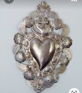 ของตกแต่งผนังโลหะรูปหัวใจศักดิ์สิทธิ์ของตกแต่งล็อกเก็ตหัวใจศักดิ์สิทธิ์ - Product Image 4