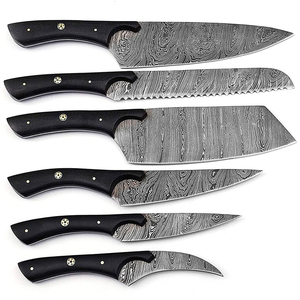 Hoja de acero inoxidable hecha a mano de la mejor marca, diseño personalizado ecológico, juego de cuchillos de Chef de cocina, uso de frutas multifuncional - Product Image 1