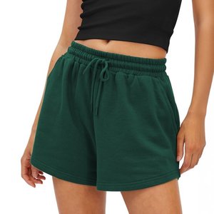 Short de sport pour femme taille haute Bermuda en nylon élastique pour Yoga Gym Running Fitness Respirant Slim Fit Design - Product Image 1