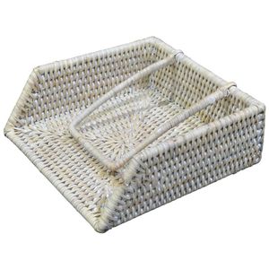 Servilletero de ratán de calidad superior para el hogar, restaurante, cafetería, Bar, uso de mesa, organizador decorativo, bandeja de almacenamiento - Product Image 1