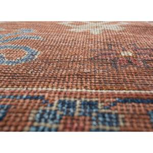 Alfombra de Lana Anudada a Mano Erbe, Diseño Abstracto con Medallón Rojo Naranja, Rectangular, para el Hogar, AKWL-1277, Alfombra de Salón 9x12 para Entrada o Pasillo - Product Image 3