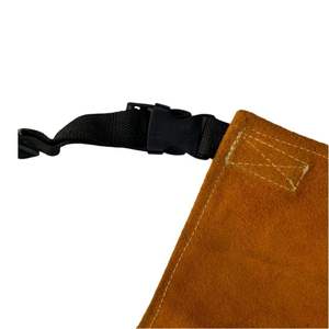 Delantales Delantal de seguridad laboral con bolsillos Uso de trabajo diario Delantales Nueva soldadura de cuero de vaca de alta calidad, uso en la cocina - Product Image 6