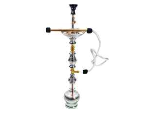 Nouvelle chicha égyptienne de luxe unique en vente chaude avec technique de laque, laiton et acier inoxydable, prix - Product Image 5