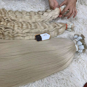 Virgin <b>Hair</b> Bulk in Stock 100% Raw Human <b>Hair</b> Wavy Style Vietnamese No Shedding and Unprocessed <b>Braiding</b> <b>Hair</b> - Product Image 6