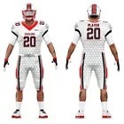 Sublimación 2024 cómodo uniforme de fútbol americano ropa deportiva uniforme de fútbol americano personalizado ropa deportiva al por mayor - Product Image 5