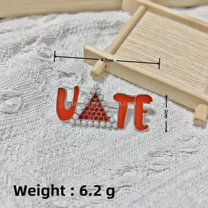 Broches DSTJMAC personalizados Delta Jackson (MS) Alumnae Chapter Members Delta Symbols Pearl Broche Pin Joyería - Product Image 5