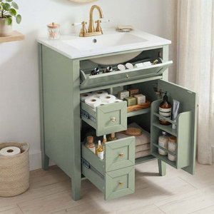 Height Adjustable U-Shaped Executive <b>Standing</b> <b>Desk</b> 112" Engineered Wood <b>DESK</b>-0107 - Product Image 6