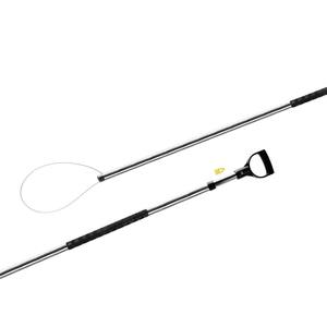 Herramienta de control de animales de acero inoxidable, mango estirable, receptor de poste para perros - Product Image 1