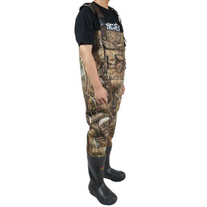 Pantalons de chasse au canard d'hiver en vente chaude, waders 100% polyester X-fleece, imperméables, respirants, résistants aux acides, isolés 1600g, unisexe - Product Image 3