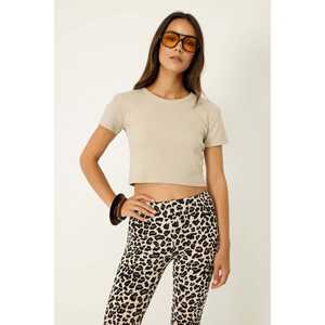 Camiseta Corta de Manga Corta en Tela Turca - Product Image 1