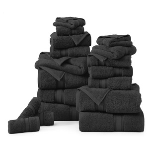 Ensemble de serviettes de bain en coton de luxe serviettes à séchage rapide absorbantes douces pour hôtel maison salle de bain Spa salle de sport voyage collection de serviettes pour le visage - Product Image 2