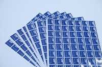 Custom Price Label Stickers Adhesive Printed Barcode Tags Retail Shelf Labels