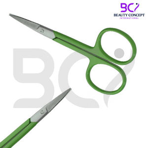 กรรไกรตัดหนังกำพร้าแบบกำหนดโลโก้ได้ ปี 2026 ผู้จัดจำหน่ายที่ดีที่สุด ด้ามจับสีเขียว รุ่นใหม่ล่าสุด กรรไกรสแตนเลส ใบมีดโค้งคม - Product Image 4