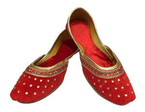 Calzado Plano Khusa de Alta Calidad para Mujer de Pakistán, Zapato Cómodo y Ligero Hecho en Pakistán - Product Image 2