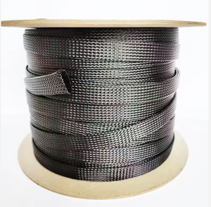 Factory Price High Quality Carbon Fiber Braided <b>Sleeve</b> for <b>Wire</b> Protection - Product Image 4