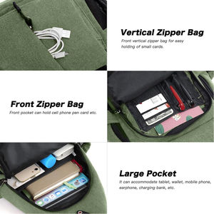 Sac bandoulière pour homme de haute qualité, imperméable, thermique, à fermeture éclair, avec logo personnalisé, pour l'extérieur - Product Image 3