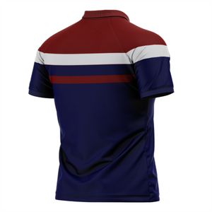 เสื้อโปโลแขนสั้นสำหรับฤดูร้อนผ้าถักออกแบบได้เองมีลายพิมพ์สำหรับเครื่องแบบทีม - Product Image 2