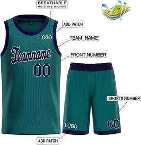 Camisetas de Baloncesto Sublimadas Personalizadas de Alta Calidad, Transpirables, de Malla, sin Mangas, de Secado Rápido, 100% Poliéster, Ropa Deportiva - Product Image 3