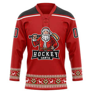 Haute qualité personnalisé point hommes maillots de Hockey sur glace en gros nouveau maillot de Hockey sur glace personnalisé logo personnalisé maillot respirant - Product Image 5