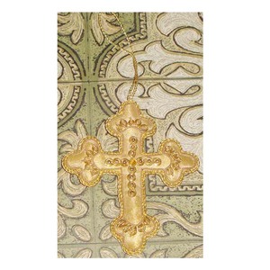 Adorno Navideño Colgante de Diseño Moderno y Lujoso 2023, Hecho a Mano con Bordado Zari y Trabajo de Zari Dorado para Uso Múltiple - Product Image 1