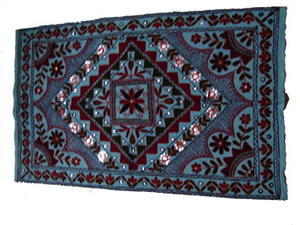 Camino de Mesa Bordado Geométrico AARI, Técnica de Tejido, Elegante Mantel Decorativo para Comedor y Sala de Estar - Product Image 2