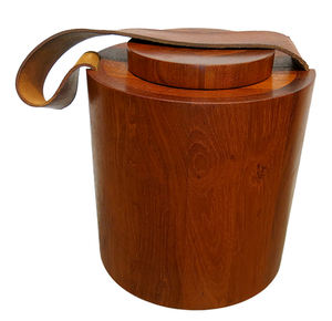 Handicraft Wood <b>Ice</b> <b>Bucket</b> Stainless Steel <b>Lid</b> <b>with</b> Handle for Wedding Home Decoration Wooden <b>Ice</b> <b>Bucket</b> - Product Image 4