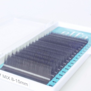 Marque privée personnalisée Extensions de cils individuels en vison Volume de 0.15mm Plateau de cils classiques fait à la main au Vietnam - Product Image 2