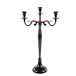 Bougeoir en aluminium à 5 bras design vintage pour la décoration intérieure pour les mariages et Noël à bon prix - Product Image 3