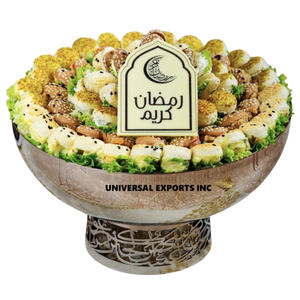 Arabic Design <b>Chocolate</b> Bowl Roudn Shape Tabletop Sweet Bowl Ramadan Table Decoration <b>Fancy</b> <b>Chocolate</b> Bowl - Product Image 3