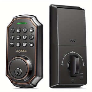 Serrure <span class=keywords><strong>de</strong></span> porte intelligente haute sécurité Vians, compatible Wi-Fi Cloud, verrouillage automatique, affichage numérique, <span class=keywords><strong>mot</strong></span> <span class=keywords><strong>de</strong></span> <span class=keywords><strong>passe</strong></span> anti-regard indiscret, capacité 100 utilisateurs - Product Image 3