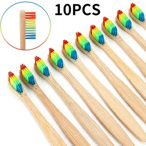 Brosse à dents écologique en bambou recyclé 100% avec poils souples Brosse à dents en bois Brosse à dents biodégradable super douce pour adultes - Product Image 2