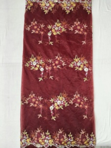 Tela de Encaje Nigeriana con Bordado y Cuentas, 5 Yardas, Diseño Exclusivo para Ceremonias de Boda Nigerianas, Última Moda 2026 - Product Image 4