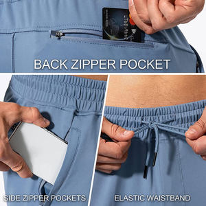 กางเกงวอร์มลำลองผู้ชาย ระบายอากาศได้ดี แฟชั่นทันสมัย ทรงตรง ขาจั๊มพ์ ผ้าถัก เอวกลาง ขายดี - Product Image 3