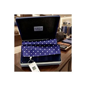 Écharpe/châle longue double face en daim matelassé beige, imprimé cuir PU, cadeau idéal en coffret pour l'hiver - Product Image 6
