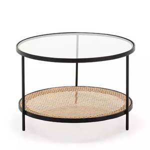 Muebles de estilo para sala de estar, patas de metal plateadas, redondas y modernas - Product Image 6