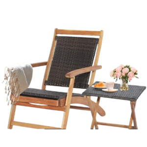 Sillas Plegables para Sala de Estar Hechas de Madera de Teca, Aptas para Exteriores, Diseño Minimalista, Precio Económico - Product Image 4