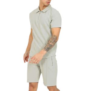 Conjuntos de Shorts Casuales de Dos Piezas para Hombre, Talla Grande, Estilo Urbano, Transpirables, de Verano, Fabricante de Calidad, OEM - Product Image 1