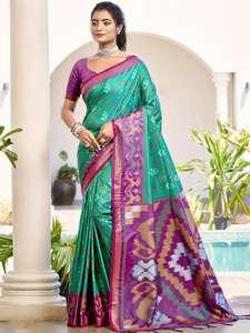 Designer fantaisie Pochampalli Silk Fancy latkan vente en gros de saris en ligne - Product Image 6